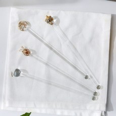 모던하우스 레터프루츠 내열 골드 유리머들러 4p세트 GA0823019, 1개