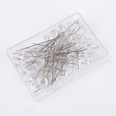 50 개/몫 포지셔닝 바늘 홈 핀 보석 DIY 웨딩 부케 소파 고정 스타일링 바늘 투명 바늘, 03 6x38mm, 01 50 Pieces