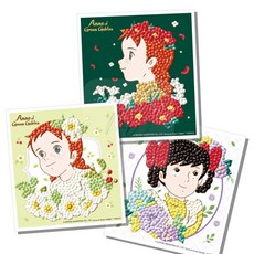 먼드 스티커 보석십자수 빨간머리앤 숲속의 요정 10X11 보석십자수세트