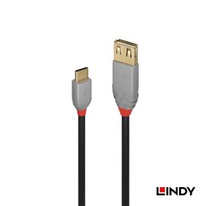 林帝 36897 ANTHRA LINE USB2.0 TYPE-C/公 TO TYPE-A/母 OTG傳輸線 0.15, 1個