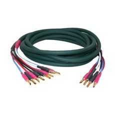 FUEUTECH 古河 Bi-Wiring 喇叭線 古河單晶銅 香蕉接頭 (μ-4.1T) 一對 ANV 線材, 1個, 1.5米一條