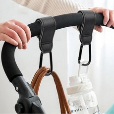 영스페이스 유모차 가방 걸이 고리 킥보드 집게 수납 거치대 악세사리 후크 스트랩 홀더 버클 KK0210 유모차걸이 훅, 블랙, 상세 설명 참조