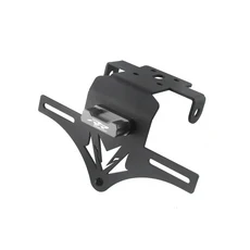 QJMOTOR SRK 600 RR 오토바이 라이센스 플레이트 홀더 방향 지시등 LED가있는 테일 깔끔한 제거기, 10 RR600-Fixed-Grey