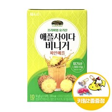 담터 애플사이다 비니거 파인애플 10Tx1개+키링2종, 1개