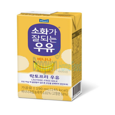 매일유업 소화가 잘 되는 우유 바나나, 190ml, 2개