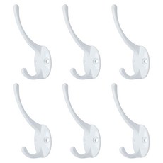 Uxcell 벽걸이 아연 합금 벽걸이 후크 백 코트 타월 스카프 욕실 보관 로브 걸이 w 나사, Uxcell 벽걸이 아연 합금 벽걸이 후크 백 코트 타