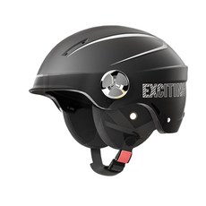 電動車機車通用安全帽 頭圍58-66cm可調, 大碼新國標A類3C - 啞黑 - 單鏡透明長鏡四季可拆卸護耳, 1個