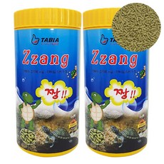 짱사료 거북이 사료 타비아 짱 거북이사료 1000ml 1L 1리터 수생 반수생 먹이 밥 빠른배송, 350g, 2개