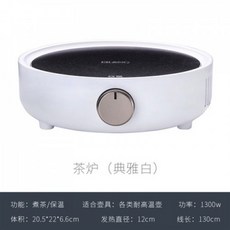 ZIPIA 티포트 하이라이트 스토브 인덕션 1L 주전자 전기 티 호두 티팟 끓이기용, 1L 이상, A. 찻난로(아테네화이트)