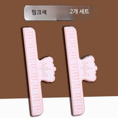 대형 피아노 악보 고정 클립 가성비 멀티 음표 악보집 페이지 홀더 집게, 2개, 핑크  2개