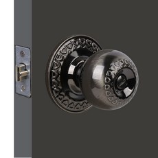 (락이록이) 8300G 원통형 방문 욕실문 사무실 손잡이 동전형 (무키), AB, 1개