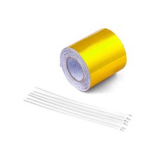 킹콩 차량용 흡기 인테이크 단열 테이프 단열재 열차단 흡기튜닝, 1개, 골드