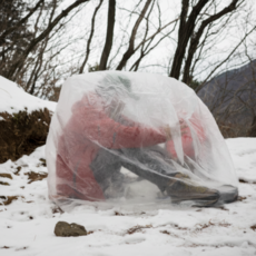 하모니아 비상용 초경량 비닐쉘터, 중+소 세트, 반투명