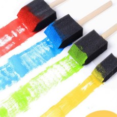 라이즈올 꾸미기 폼 브러쉬 4P 페인트도구 스펀지브러쉬