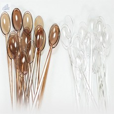 조은 미니 스틱 일회용잼스푼, 브라운