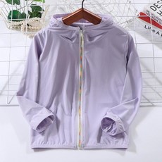 兒童防曬衣 夏季冰絲男女童遮陽透氣純色輕薄冰感防曬服開衫 外套