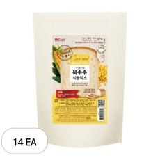 브레드가든 그리움 가득 옥수수 식빵믹스, 374g, 14개