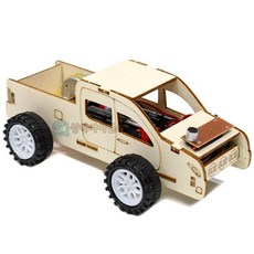 (SA) 소리반응 나무 자동차 (10초 센서)(1인용)