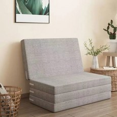 회색 4단 매트리스 사무실 캠핑 휴대용 메모리 스펀지 접이식, [01] 90x200x5cm