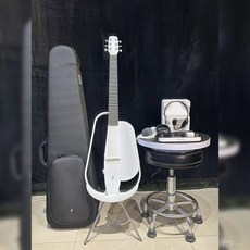 恩雅NEXG2代碳纖維智能吉他 靜音男女生民謠電吉他 電箱吉他, 1個, 黑色NEXG2代+原裝配件,豪華版（全新正品）