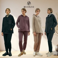 마르조2종여성 포근 기모 트레이닝 상하세트 703466