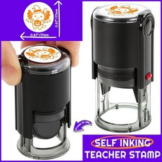 Bertiveny 스탬핑 공예 플래너용 발바닥 스탬프 교사 참신한 교실 학교 교육용 학습 활동 동물 프린트 선물 스탬퍼 셀프 잉크 (발 프린트), 할로윈