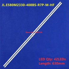 30PCS LED 스트립 42 램프 JL.E580M2330-408BS-R7P-M-HF UN58RU710D, 04 10PCS