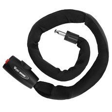 시그니처베이지 자전거 킥보드 섬유 스틸 자물쇠 열쇠키 도난방지 YPZ042, 1개, 0.9M