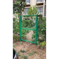 철제 휀스 철망 공장 안전망 주차장 운동장 울타리 철조망, 1.8m 높이 x 1m 너비 단일 도어, 높이 1.8m x 너비 1m 단일 문