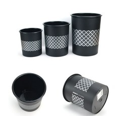 국산 사무실 책상 뚜껑없는 쓰레기통 오픈형 휴지통 화장대 주방 다용도 소