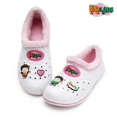 알파슈 흔한남매 논슬립 방한실내화 핑크 유치원 실내화 초등 학생 학교 유아 어린이 신학기 아기 아동 층간소음 키즈 여아 남아 EVA 슬리퍼