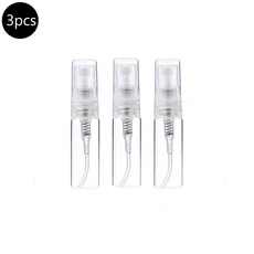 쿠쿠스토어 1/10개 2ml 투명 미니 향수 유리병 빈 화장품 샘플 테스트 튜브 얇은 바이알, 02 3ml, 03 3PCS
