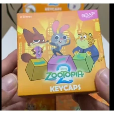 2025년 신제품 오리지널 비누 스튜디오 주토피아2 주디와 닉 키캡 시리즈 블라인드 박스 애니메이션 피규어, 08 Randomly 1pcs