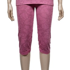 BS1 (피엔알) 플라워 나염 여성용 8부 하의 내의