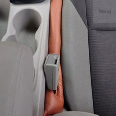 웬카 사이드쿠션 차량용 시트 틈새쿠션 브라운