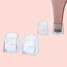 힐보호캡 하이힐 구두 펌프스 뒷 굽 보호 보조 캡 2P 11992, 1개, S