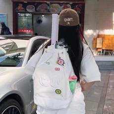 網球雙肩網球包男女多功能羽毛球包大容量跨境成人兒童網球健身包, 白色, 1個