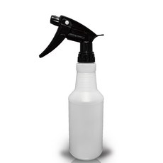 Q-STAR 汽車美容用噴霧瓶 耐酸鹼HDPE材質, 1個, 一般黑色噴頭+750ML噴灌+吸管