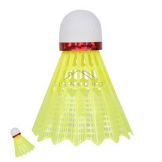 유렌콩 나일론 셔틀콕 3개입 배드민턴 베드민턴공 셔틀콕나일론