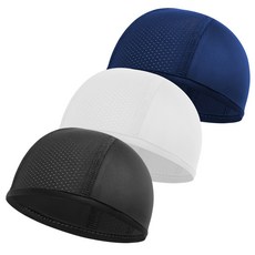 통기모자 스포츠 모자 자외선 차단 모자 3건, 블랙 화이트 청록, 1개