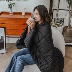 버팔로 담요 쇼파 블랭킷 무릎담요 캠핑 두꺼운 웨어러블 패딩담요 140X110