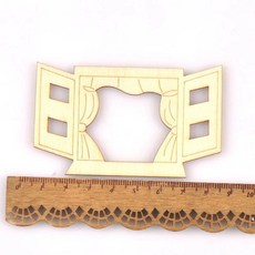 우레탄창 빈 창 패턴 나무 조각 공예 스크랩북 홈 수공예 장 개 m mm, [04], 1개