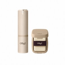 OBgE 素顏霜 輕盈柔霧版 + 控油蜜粉餅 組合, 柔霧版+蜜粉餅, 1個