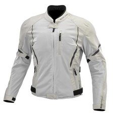 KOMINE 바이크용 재킷 JK1463 프로텍트 하프 메쉬 재킷 071463 남성용 Light Grey Black M