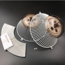 櫻花抽油煙機過濾網 通用吸油煙機配件 油煙機防油罩, 1個, 套裝（外網+內網1片+油杯）