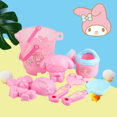 3D입체 모래놀이 장난감 다양한구성 해변가 여름물놀이 KC인증 어린이완구, 1세트, 380g, 마이멜로디(핑크)