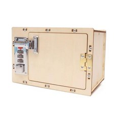 과학 실험 키트 DIY 암호 상자 케이스 모델 스템 장난감 기술 도구 학습 교육용 교육 보조, 1개