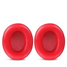 ROCCAT Noz 耳機耳罩套組：頭戴式耳機保護、替換耳套、頭梁保護，花蓮出貨, 紅色小羊皮, 1個