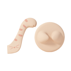 可愛貓咪造型寵物碗 趣味尾巴碗架 淺口設計 穩固底座 寵物餵食碗, 開罐密封神器-奧麗粉, 1個