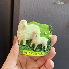 마카오마그넷 마카오기념품 성바울성당 마그네틱 마카오성당 냉장고 세계, CL. 뉴질랜드 양 두마리